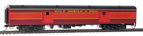 Walthers 932-15054 HO Scale 73' PS Heavyweight Baggage Car Gulf Mobile Ohio GM&O - NOS