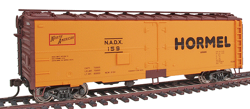 Walthers 932-2589 HO Scale 40' Steel Meat Reefer Hormel NADX 159 - NOS