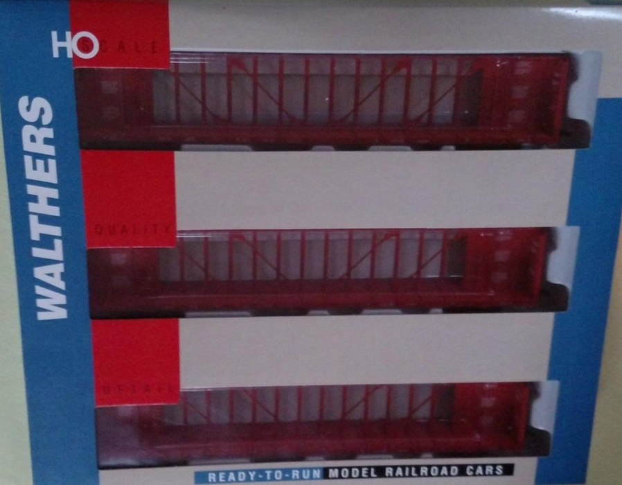 Walthers 932-34113 72' Centerbeam Flatcar Canadian Pacific CP 3 Pack - USED