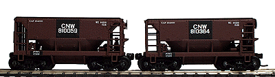 Walthers 932-4403 HO Scale 24' Ore Car Chicago NorthWestern CNW 4 Pack - NOS