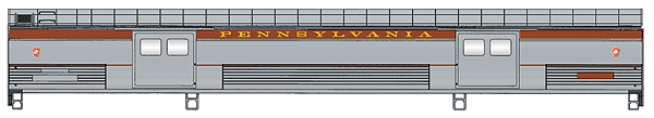 Walthers 932-6406 HO Scale Streamlined 73' Baggage PRR - NOS