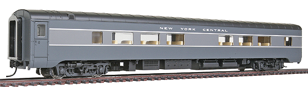 Walthers 932-6772 HO Scale Pullman 52 Seat Coach 2-Tone Gray NYC - NOS