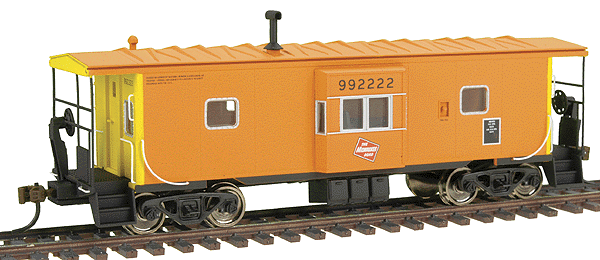 Walthers 932-7621 HO Scale International Bay Window Caboose Milwaukee Road MILW 992222 - NOS