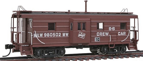 Walthers 932-7677 HO Scale International Bay Window Caboose MILW 980502  - NOS