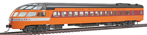 Walthers 932-9206 HO Scale 1955 Hiawatha Skytop Lounge Observation MILW - NOS