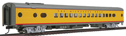 Walthers 932-9251 HO Scale Yellow Hiawatha 30 Seat Parlor Milwaukee Road MILW - NOS