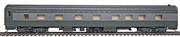 Walthers 932-9311 HO Scale Pullman 4-4-2 Sleeper 2-Tone Gray NYC Brooklyn Bridge 10033 - USED