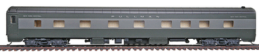 Walthers 932-9311 HO Scale Pullman 4-4-2 Sleeper 2-Tone Gray NYC Brooklyn Bridge 10033 - USED