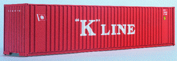Walthers 933-1704 40' Hi Cube Corrugated Container K-Line
