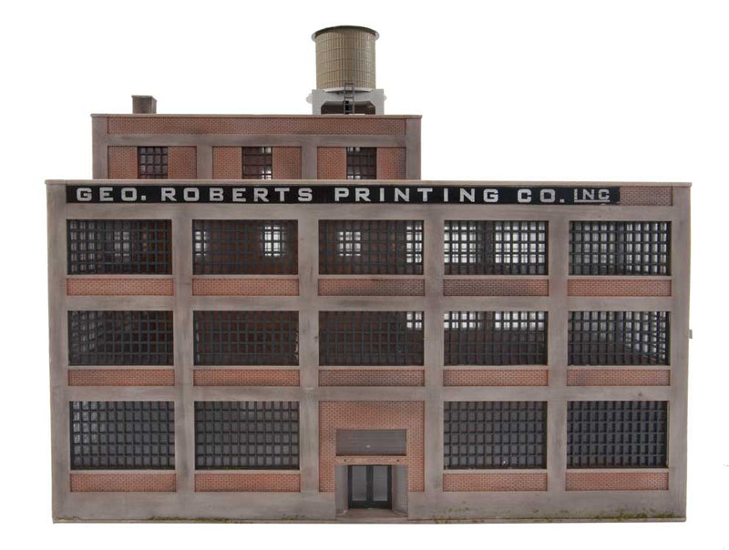 Walthers 933-3046 HO Scale George Roberts Printing Company  Kit