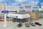 Walthers 933-3483 HO Scale Wayne Brothers Ford Dealer Kit