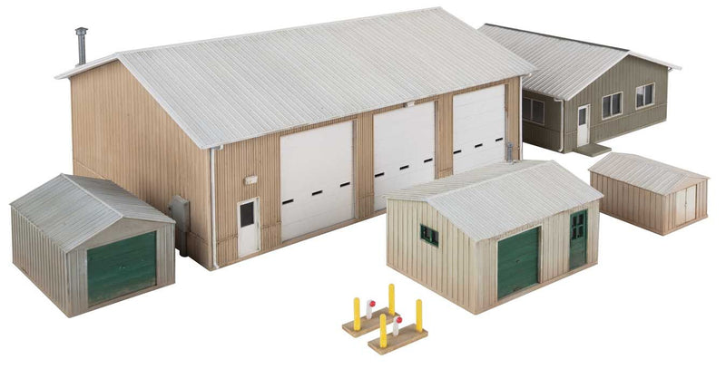 Walthers 933-4122 Vehicle Maintenance Facility Kit