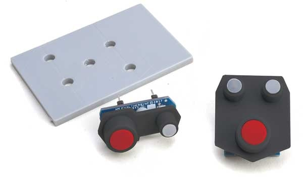 Walthers 942-122 Layout Control System Yellow Green Dual LED Accessory Fascia Crossover Controller