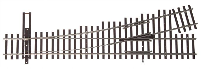 Walthers 948-83013 HO Scale Code 83 #4 Left Hand Turnout