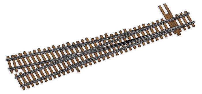 Walthers 948-83014 HO Scale Code 83 #4 Right Hand Turnout