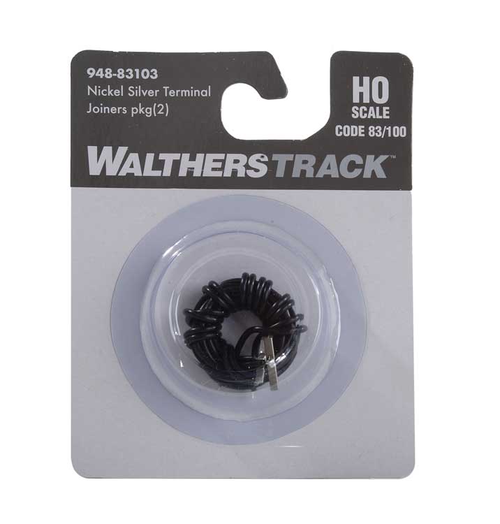 Walthers 948-83103 HO Scale Code 83 or Code 100 Rail Terminal Rail Joiners