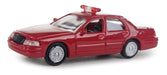 Walthers 949-12020 HO Scale Red Ford Crown Victoria Police Interceptor with Fire Command Decals 