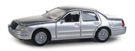 Walthers 949-12023 HO Scale Silver Ford Crown Victoria Interceptor with Police Agency Decals 