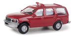 Walthers 949-12040 HO Scale Red Ford Expedition Special Service Vehicle with Fire Command Decals 