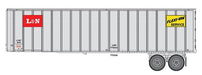 Walthers 949-2602 HO Scale Flexi-Van 40' Strick Trailer Louisville & Nashville L&N 2-Pack