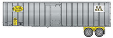 Walthers 949-2608 HO Scale Flexi-Van 40' Strick Trailer New York Central "US Mail" NYC 2-Pack