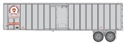 Walthers 949-2609 HO Scale Flexi-Van 40' Strick Trailer Pennsylvania Truc-Train PRR 2-Pack