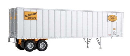 Walthers 949-2611 HO Scale Flexi-Van 40' Strick Trailer NYC/P&LE 2-Pack