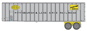 Walthers 949-2611 HO Scale Flexi-Van 40' Strick Trailer NYC/P&LE 2-Pack