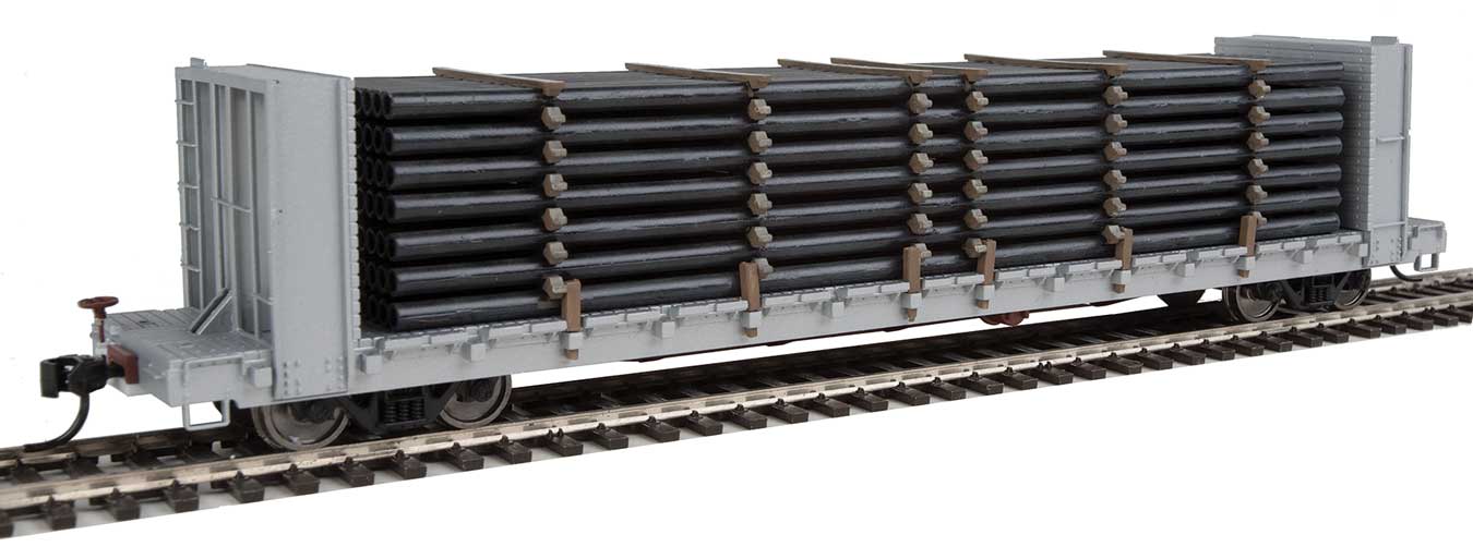 Walthers 949-3250 HO Scale Pipe Load for 910-5800 Series Bulkhead Flatcar