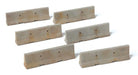Walthers 949-4175 HO Scale Jersey Barriers 24 Pack