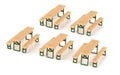 Walthers 949-4190 HO Scale Picnic Tables 5 Pack