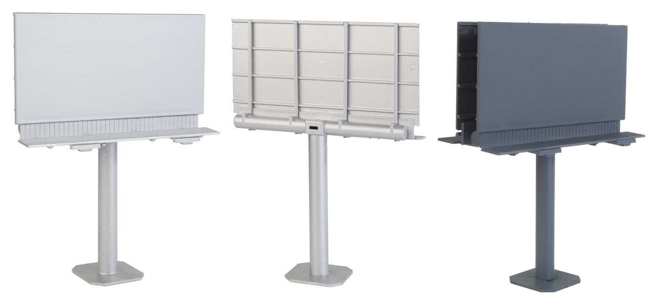 Walthers 949-4252 HO Scale Modern Single Post Billboard Kit