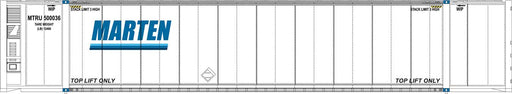 Walthers 949-8707 HO 53' Reefer Container Marten MTRU