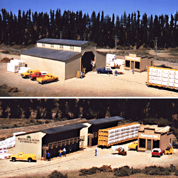 Walthers Cornerstone 933-3057 HO Scale Walton & Sons Lumber Co Kit