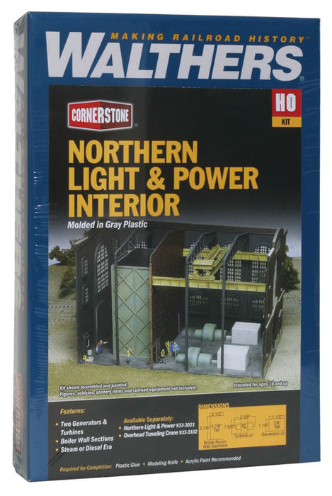 Walthers Cornerstone 933-3130 HO Scale Northern Light and Power Interior Kit