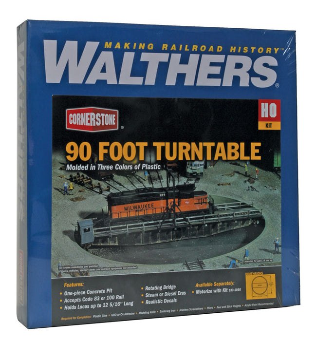 Walthers Cornerstone 933-3171 HO Scale 90' Turntable Kit