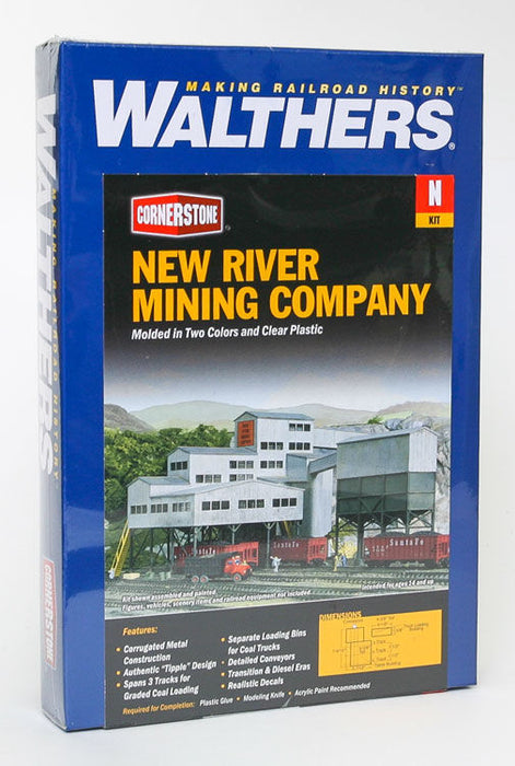 Walthers Cornerstone 933-3221 N Scale New River Mining Co. Kit