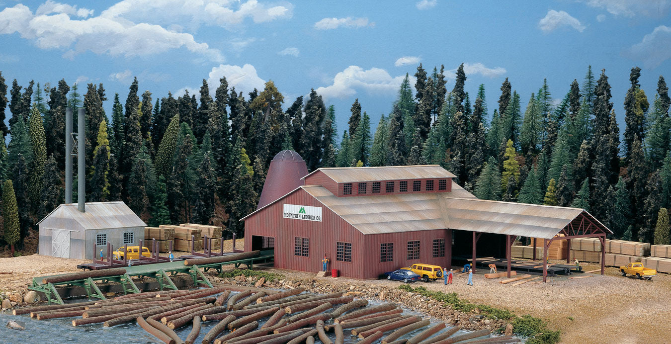 Walthers Cornerstone 933-3236 N Scale Mountain Lumber Company Sawmill Kit