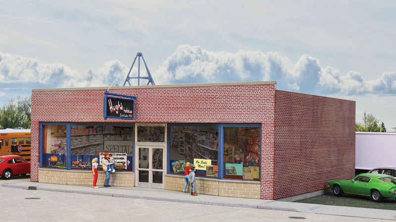 Walthers Cornerstone 933-3475 HO Scale Hobby Shop Building Kit