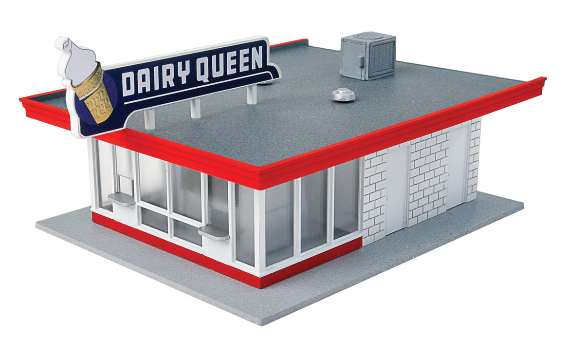 Walthers Cornerstone 933-3484 HO Scale Vintage Dairy Queen Building Kit