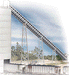 Walthers Cornerstone 933-3518 HO Scale Modern Conveyors 3 Pack