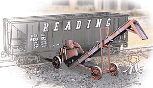 Walthers Cornerstone 933-3520 HO Scale Old Time Coal Conveyor 3 Pack