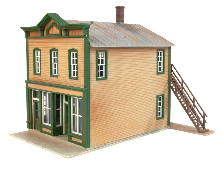 Walthers Cornerstone 933-3650 HO Scale River Road Mercantile with LED - Kit