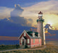 Walthers Cornerstone 933-3663 HO Scale Rocky Point Lighthouse with LED - Kit
