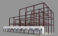 Walthers Cornerstone 933-3761 HO Scale Skyscraper Construction Site Kit