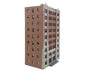 Walthers Cornerstone 933-3770 City Apartment Building Back Kit