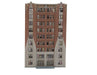 Walthers Cornerstone 933-3770 City Apartment Building Back Kit