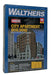 Walthers Cornerstone 933-3770 City Apartment Building Back Kit
