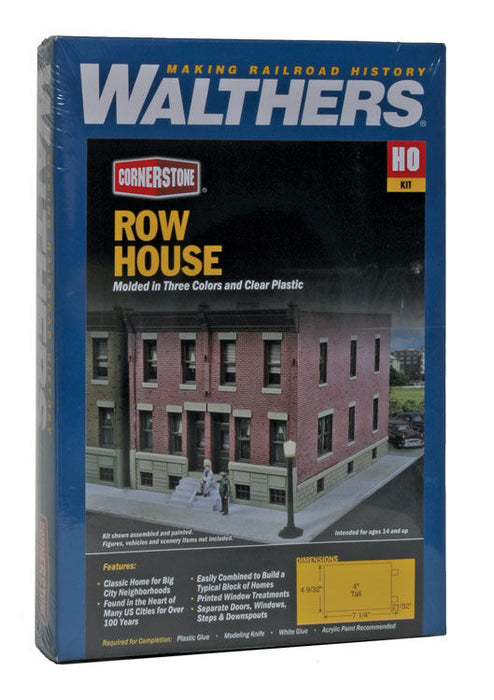 Walthers Cornerstone 933-3778 HO Scale Row House Kit