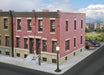 Walthers Cornerstone 933-3778 HO Scale Row House Kit